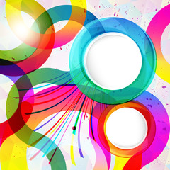 Fototapeta premium Abstract background with design element.