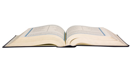 Close-up of the Koran