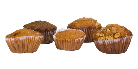 Close-up of assorted muffins