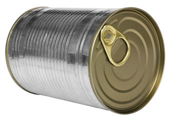 Close-up of a metal container
