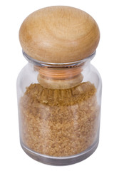Brown sugar in a jar