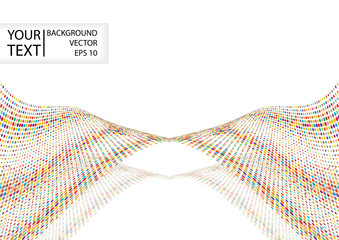 abstract vector polka dots background and place for text