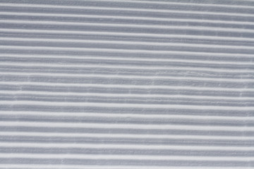 Fototapeta premium fresh groomed ski piste