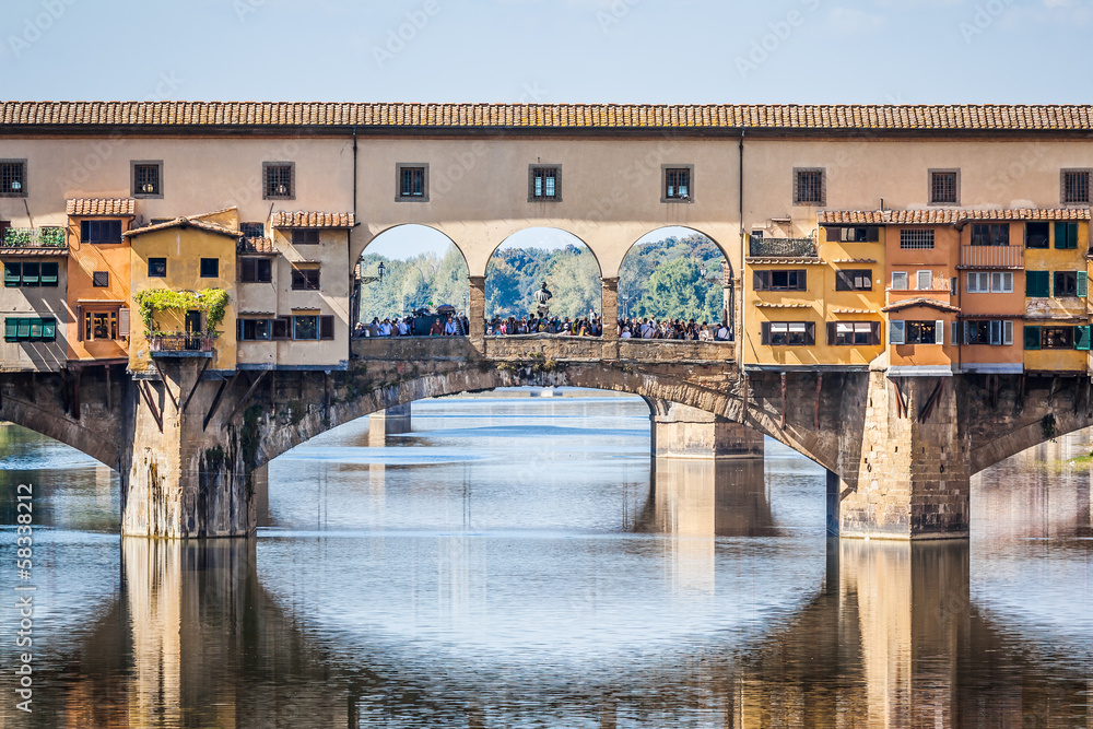 Wall mural Ponte Vecchio Florence Italy