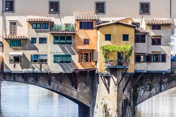 Stoff pro Meter Ponte Vecchio Ponte Vecchio Florenz Italien