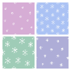 snow patterns set