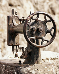 old sewing machine