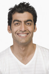 Obraz premium Portrait of a man smiling