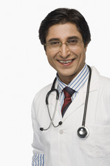 Fototapeta premium Portrait of a doctor smiling