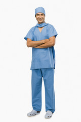 Portrait of a surgeon smiling