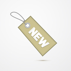 Retro Label, Tag With String