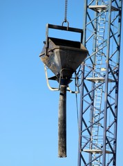 Trémie de charge à béton