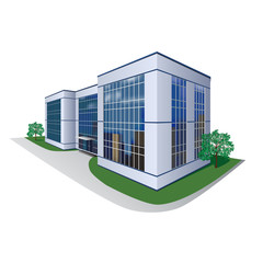 building of the shopping center, office