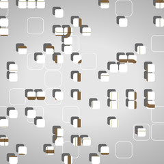 Abstract technology background, dynamic illustration.