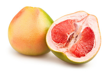pomelo cut