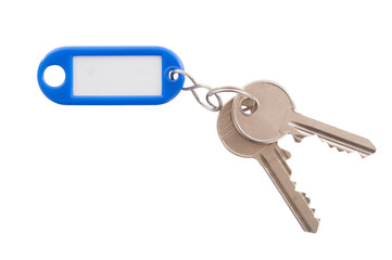 Key with blank label isolated