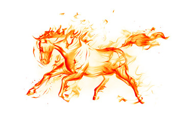 Fiery horse © -Misha