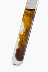 Fototapeta premium Close-up of chemicals being mixed in a test tube