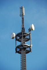 Funkmast bei Himmelblau