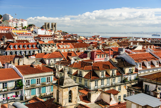 Picturesque Lisbon cityscape, Portugal