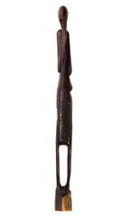 Close-up of a figurine of tribal art