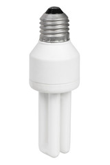 Close-up of an energy efficient light bulb