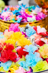 The coins are wrapped in paper inside