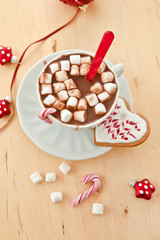 Heisse Schokolade mit Marshmallows
