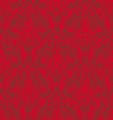 Damask seamless vector pattern