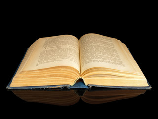 The opened book