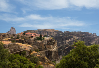 Fototapeta na wymiar Klasztor świętej Varlaam w Meteora