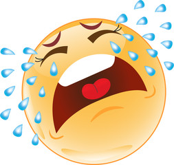 Плачущий смайл. Эмоции