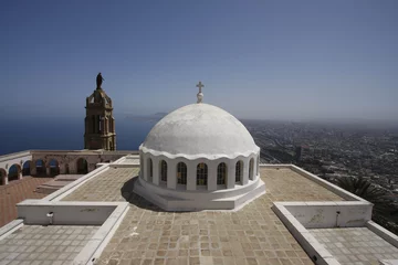 Fotobehang Oran Santa Cruz-kapel © knovakov