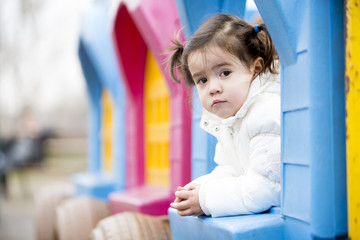 Little girl at playground