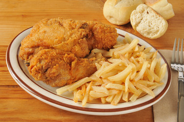 Fried chicken