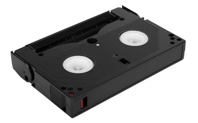 Close-up of a video cassette