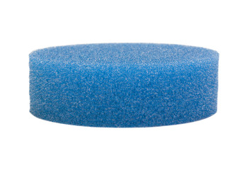 Close-up of a round shaped bath sponge