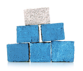 Building blocks isolated on white
