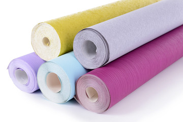 Wallpapers isolated on white