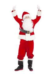 merry Christmas Santa Claus with thumb up