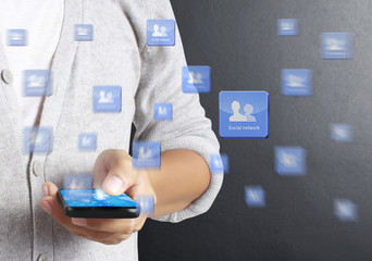 Touch screen mobile phone