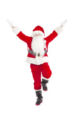 Happy Christmas Santa Claus dancing