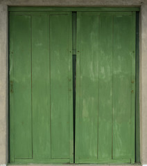 Old Wooden Window Shutters