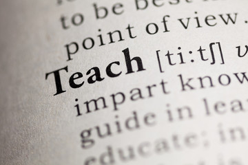 Obraz premium Teach