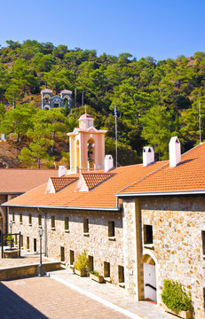 Holy Monastery of Virgin of Kykkos in Troodos mountains, Cyprus