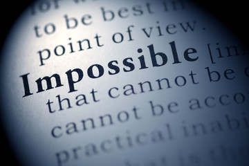 Obraz premium Impossible