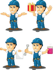 Technician or Repairman Mascot 11