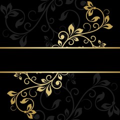 Gold frame