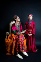 En costume Afghan