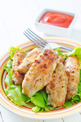 fried chicken wings